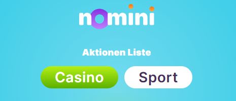 Nomini casino Bonus